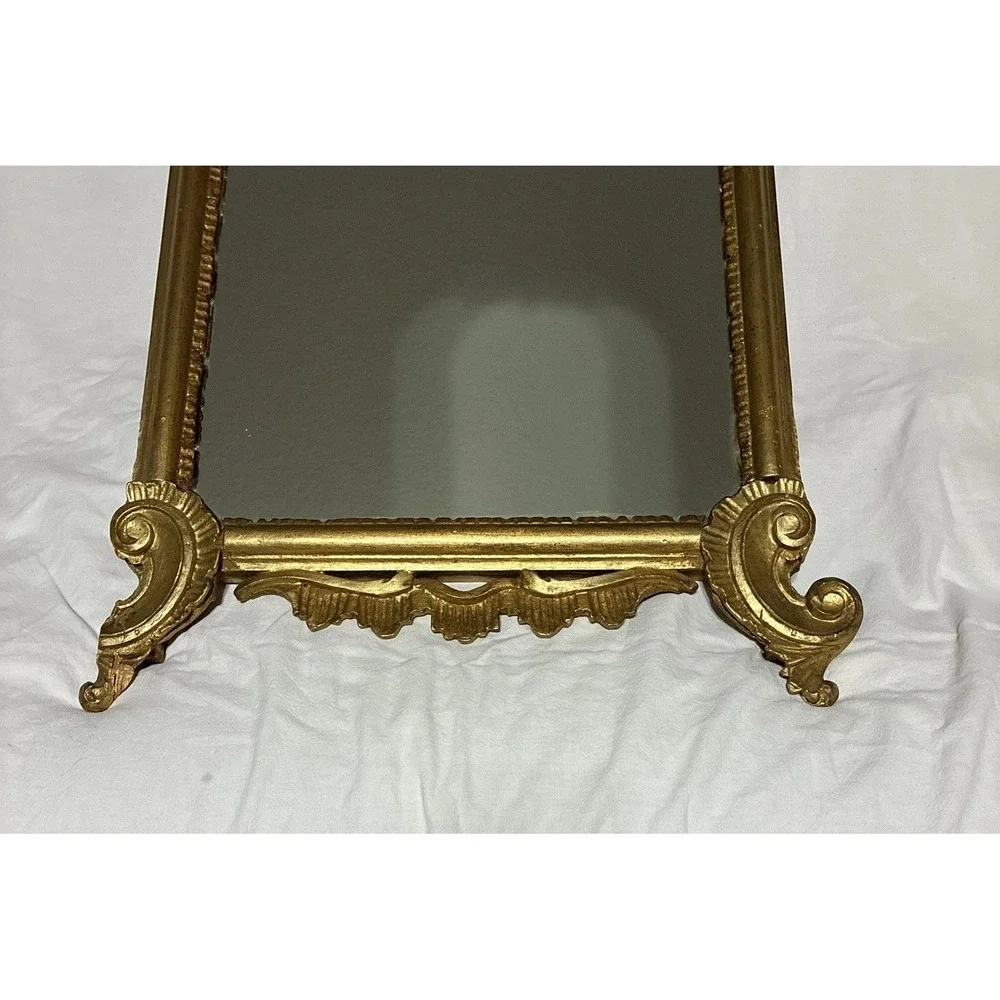 Vintage LaBarge Hollywood Regency Gold Gilt Wood Wall Mirror Mid Century MCMRare